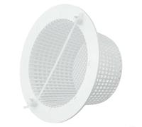 Panier rond en plastique compatible avec l'écumoire Hayward Spx1091c Sp1070 pour équipement de spa hors sol Noir (16 cm de diamètre x 8 cm de haut)