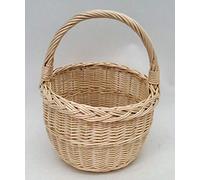 Panier rond enfant osier blanc D.20 cm