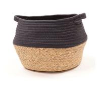 Panier rond LA FACTORY - FACTORY - Gris anthracite 27x23 cm