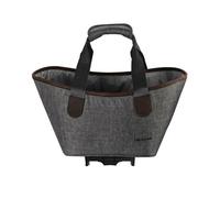 Panier -sac à main vélo fixation porte bagage Racktime Agnetha 2.0 Systeme Snapit 2.0 Gris