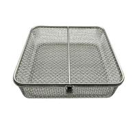 Panier StéRilisation Perforé En Acier Inoxydable 304 Ouverture Maille 4 Mm Plateau Chirurgical RéSistant aux Hautes TempéRatures Adapté aux Applications Chirurgicales Et Den 30x20x10cm/11.8x7.9x3.9in