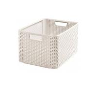 CURVER STYLE L Boite de rangement 43,6 x 23 x 32,6 cm creme 03616-885