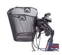 Panier sur guidon pour vélo électrique, noir