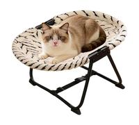 Panier Surélevé Pour Chien - Hamac Portable Pliable Antidérapant Lit De Camp | Pliable 57 x 41 x 26 Cm Lit De Chien Surélevé | Destiné Aux Animaux Chats Chatons Chiots Sommeil Repos Camping Extérieur