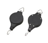 Panier Suspendu À Poulie Rétractable, 2 Pièces, En Plastique, Pour Plantes De Fleurs, Pots Pour Outils De Jardin, Support De Moins De 15kg