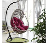 Panier Suspendu Coussins De Chaise D'œuf Suspendus Coussins De Chaise Hamac, Coussin De Siège De Panier Suspendu À Balançoire, Oreiller De Dos Épais Nid Pour La Balançoire De Jardin De Patio Extérieur