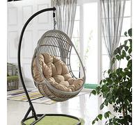Panier Suspendu Coussins De Chaise D'œuf Suspendus Coussins De Chaise Hamac, Coussin De Siège De Panier Suspendu À Balançoire, Oreiller De Dos Épais Nid Pour La Balançoire De Jardin De Patio Extérieur