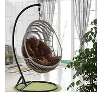 Panier Suspendu Coussins De Chaise D'œuf Suspendus Coussins De Chaise Hamac, Coussin De Siège De Panier Suspendu À Balançoire, Oreiller De Dos Épais Nid Pour La Balançoire De Jardin De Patio Extérieur
