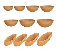 Panier suspendu en fibre de coco naturelle pour pots de fleurs ronds utilisés dans les projets de jardinage d'intérieur et de décoration (25,4 cm)