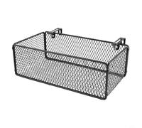 Panier suspendu fonctionnel Iron Art pour chevet avec espacement réglable pour optimiser le rangement dans un dortoir et un studio (noir)