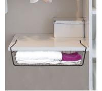 - Panier suspendu en métal filaire noir Longueur 56cm