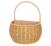 Panier suspendu PP PP tissé vintage Sanging Fruit Decorative Flower Pot pour jardin de maison, panier de fruits