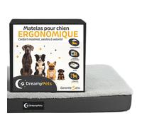 Panier / Tapis pour Chien - Coussin Imperméable - Matelas Déhoussable et Lavable - Ergonomique - Petit Chien - 76×51 cm