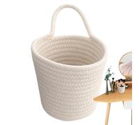 Panier tissé mural, panier de rangement tissé à la main | Panier organisateur mural à la main,Paniers de cuisine tissés à la pour stocker des fruits, des légumes, articles de toilette e