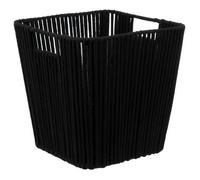 Panier tissu 31x31cm ""Manille"" noir - 5 five simply smart