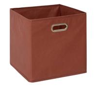 Panier tissu 31x31cm ""Mix N' Modul"" terre de sienne - 5 five simply smart