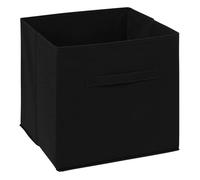Panier tissuLanière 31x31cm ""Mix N' Modul"" noir - 5 five simply smart