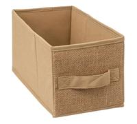 FIVE Simply Smart - Boîte de Rangement "Toile de Jute" 15x31cm Beige Lin G