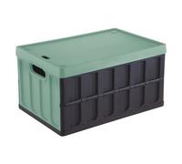 Panier Tontarelli 8034118814 CARGO Pliable Avec Couvercle Noir Et Salv
