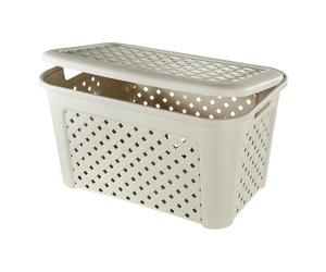 Panier Tontarelli 8105406210 Arianna Porte-Linge Avec Couvercle Angora
