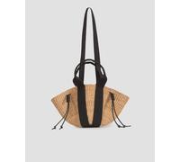 Panier Tressé à La Main Muun Mini So Msocotnblblb-black UNI