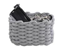 Panier tressé à la main - Panier en corde tressée - Panier de table en | corde tressée - Panier rectangulaire en tissu pour chambre à coucher