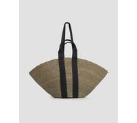 Panier Tressé à La Main Pour Femmes Muun Maxi Sophie Hstripe Mxhscotnblblb-black
