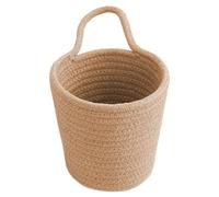 Panier Tressé Mural Panier Mural Tressé Main Avec Anses | Grande Capacité Organisateur Pour Petits Objets Clés Portefeuille Lunettes Fruits Légumes Salle De Bain Cuisine