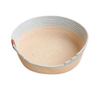 Panier Tressé pour Chat Lit Animaux Maison Nid Chaton en Corde de Coton Respirant Souple Adapté à La Vie Intérieure Chats Chiots, L