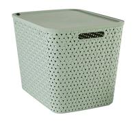 Panier ""Tressy"" en plastique sauge 28L - 5 five simply smart