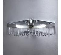 Panier Triangle D’Or En Cuivre Complet Panier En Maille De Style Européen Antique À Deux Étages Salle De Bain Étagère D’Angle Salle De Bain Étagère De Salle De Bain Crochet Mural, Ventilateur Monocouche Argenté