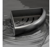 Panier triangulaire en aluminium antirouille sans perçage pour salle de bain, cuisine, balcon, petits espaces
