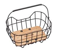 Panier de vélo adaptateur snapit inclus Tubus Racktime baskit breeze Noir