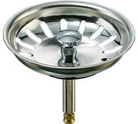 Panier Universel pour évier de Cuisine avec Commande Excentrique - Convient pour 81 mm de diamètre - Panier à Tamis - Passoire Universel - Passoire de vidange - Pièce de Rechange - 3,5"