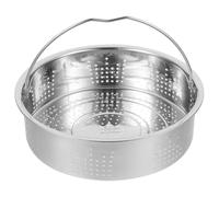 Panier Vapeur Électrique Rond en Acier Inoxydable pour Légumes | Maillage Fin à Trous Réguliers, Poignées Pratiques, Finition Polie Lisse, Usage la Cuisine Domestique et Restaurant