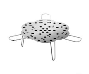 Panier vapeur en acier inoxydable 304 avec design extensible et base robuste pour des résultats de cuisson à la vapeur constants