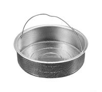 Panier vapeur en acier inoxydable 304, poignée intégrée pour une répartition homogène de la chaleur, grille de drainage antiadhésive, cuiseur à riz (L)