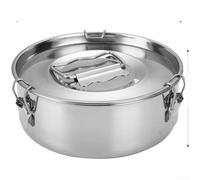 Panier vapeur en acier inoxydable 304 pour autocuiseur, base trépied pour grille de moules, insert de cuisine résistant à la rouille pour légumes et pâtisseries (S)