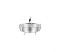 Panier vapeur en acier inoxydable 304 pour casseroles de cuisson, autocuiseur, légumes, œufs, poissons, gadget de cuisine, passe au lave-vaisselle, passoire alimentaire multifonction, argent, 14/18/22