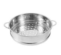 Panier Vapeur en Acier Inoxydable 304 pour Légumes et Dim Sum | Base Surélevée, Fond Épaissi Perforé, Poignées Soudées sans Joint, Usage Quotidien Cuisine Professionnelle