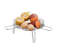 Panier vapeur en acier inoxydable avec grille | Panier vapeur de cuisine avec support pour camping, restaurant, légumes, boulettes, riz, nourriture, préparation des repas