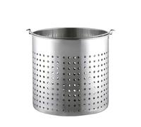 Panier vapeur en acier inoxydable avec poignées, passoire, pot de rangement, panier passoire, cuiseur vapeur for la cuisson(45cm)