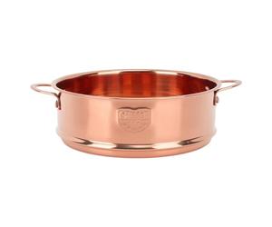 Panier vapeur en acier inoxydable, cuiseur vapeur à double anse, support à légumes pour la cuisson à la vapeur, petits pains et légumes. (Ou rose)