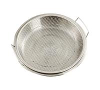 Panier vapeur en acier inoxydable, insert de cuisson à la vapeur empilable, support de grande taille avec pieds pliables, accessoire de casserole en métal, panier de cuisine avec finition polie, outil