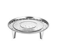 Panier vapeur en acier inoxydable, support à œufs for marmite instantanée, accessoires de cuisine et salle manger(18CM)