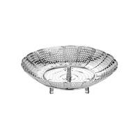Panier Vapeur Inox,Pliable Paniers Cuit Fleur Marguerite Cuisson Vapeur Pot de Cuisson a la Vapeur pour la Cuisson du Poisson des Fruits de Mer