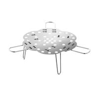 Panier vapeur pliable en acier inoxydable avec support, cuiseur vapeur multifonction pour casserole, légumes, boulettes, riz, préparation des repas, cuisinière