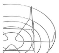 Panier vapeur pliable en acier inoxydable et support de mise en conserve pour organiser et cuisiner dans la cuisine