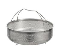 Panier vapeur pour casserole - Outil de cuisine en maille d'acier inoxydable avec poignée pour utilisation de cuisson à la vapeur, structure de style design extensible, base en pétale pliable + de ma