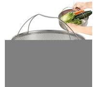 Panier vapeur pour - Conception en d'acier inoxydable, poignée résistante à la chaleur, outil de cuisine pliable, parfait pour la cuisine, la cuisine, le dortoir d'étudiant, l'appartement, la